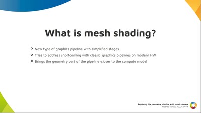 What is mesh shading?