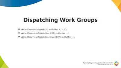 Dispatching Work Groups